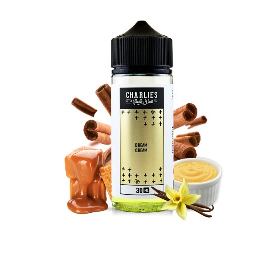 Charlies Chalk Dust Flavor Base Dream Cream 30ml to 120ml