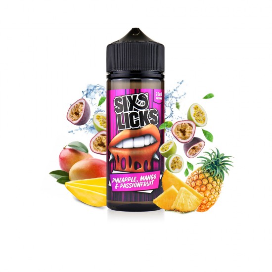 Six Licks Flavor Base Pineapple Mango Passionfruit Aroma 20ml to 120ml