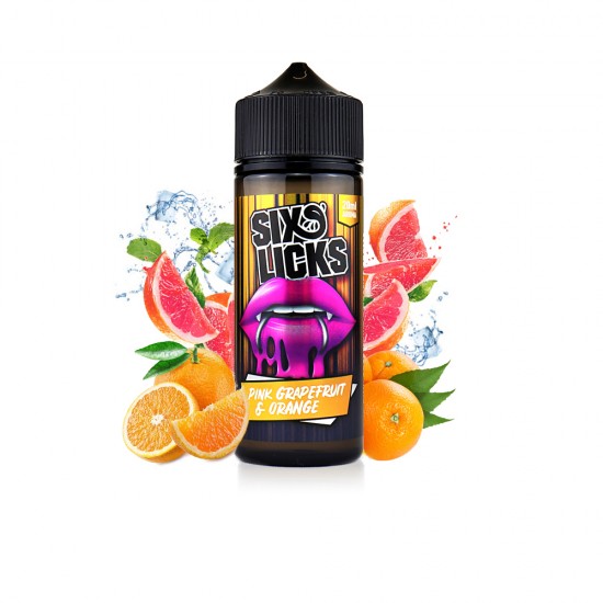 Six Licks Flavor Base Pink Grapefruit Orange Aroma 20ml to 120ml